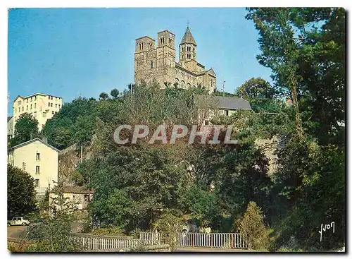 Cartes postales moderne Couleurs et Lumiere de France en Auvergne Saint Nectaire (Puy de Dome la Basilique