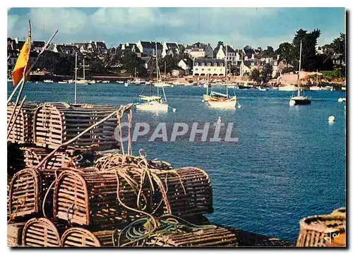 Cartes postales moderne La Bretagne en couelurs Sainte Marine (Finistere) Le port vu de Benodet