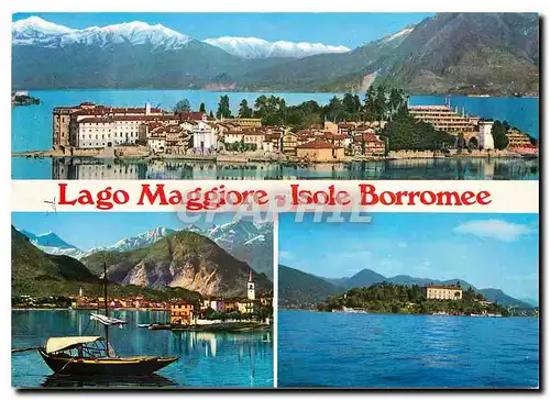 Cartes postales moderne Lago Maggiore Isole Borromee