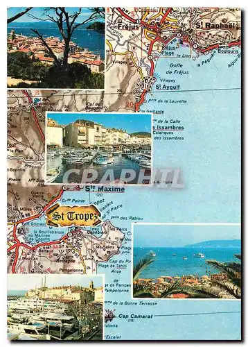 Cartes postales moderne La Cote d'Azur Varoise