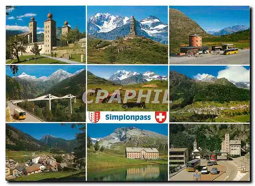 Cartes postales moderne Simplonpass 2005 m Ueberbang von Brig nach Gondo