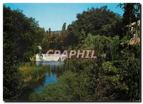 Cartes postales moderne Provence Cote d'Azur Le Muy Chutes de la Naturby Moulin des Serres