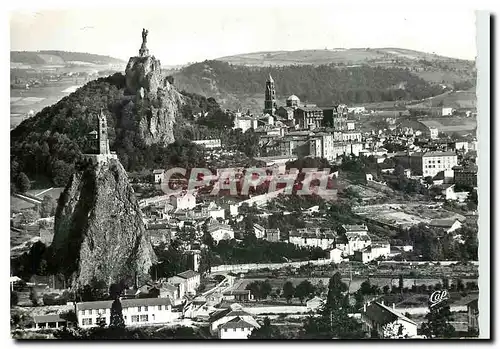 Moderne Karte Puy en Velay vue generale