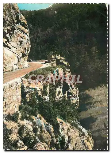 Cartes postales moderne La Franche Comte Pittoresque Route de Saint Claude a la Faucillle Gorges de Flumen le Saut du Ch