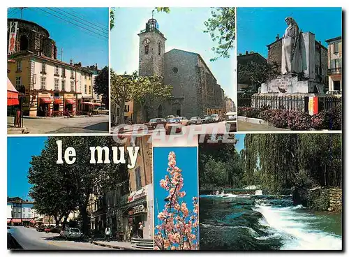 Moderne Karte Lumiere et beaute de la Cote d'Azur Souvenir du Muy