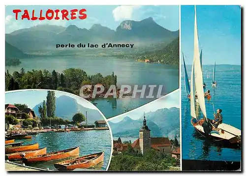 Cartes postales moderne Talloires (Haute Savoie) et le lac d'Annecy