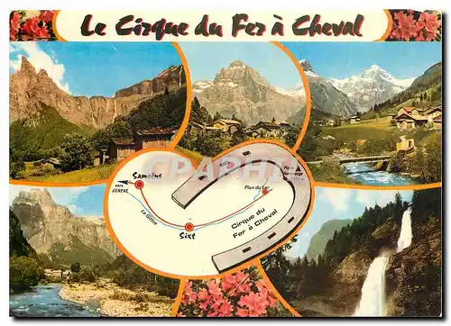 Cartes postales moderne Le cirque du Fer a cheval a Sixt (Haute Savoie)