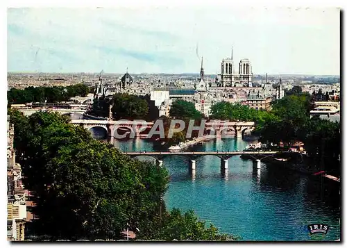 Cartes postales moderne Paris Notre Dame et les Sept Ponts