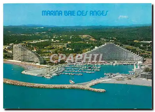 Moderne Karte Marina Baie des Anges (Architecte A Minangoy)Villeneuve Loubet Plage Cote d'Azur French Riviera