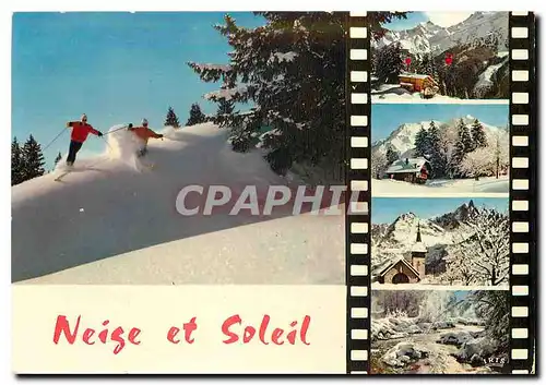 Cartes postales moderne Neige et Soleil Ski