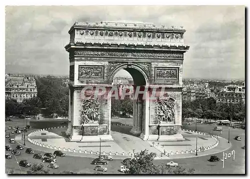 Moderne Karte Paris L'Arc de Triomphe de l'etoile