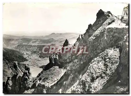 Cartes postales moderne Le Puy de Sancy (P de D) Alt 1886 m les Aguilles du Sancy et Vallee du Mont Dore