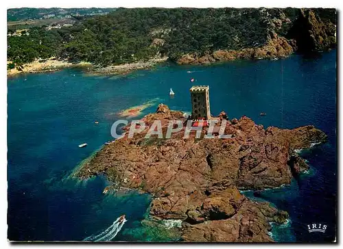 Cartes postales moderne Reflets de la Cote d'Azur La Corniche d'Or Au Dramont (Var) L'Ile d'Or