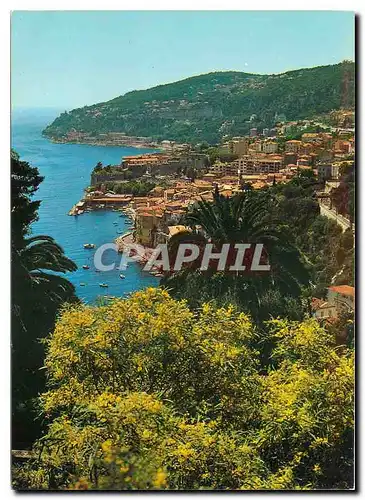 Moderne Karte La cote d'Azur inoubliable Villefranche sur Mer Vue generale
