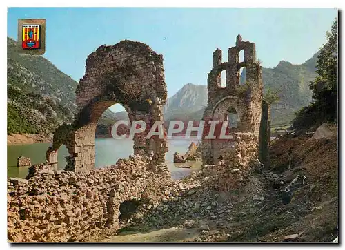 Cartes postales moderne Pirineu Catala Ruines Romans d Monastere de Lavaix