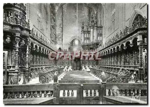 Moderne Karte St Bertrand de Comminges Choeur de la Cathedrale les Stalles et le Buffet d'Orgues