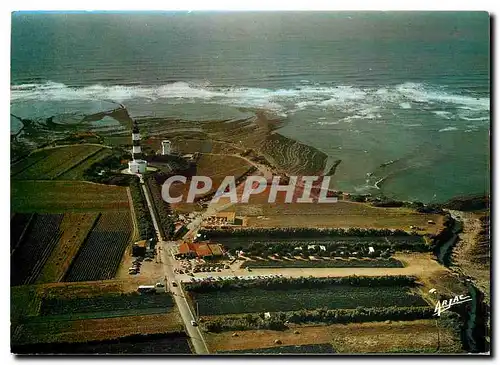 Moderne Karte sur la cote de Lumiere l'Ile d'Orelon a la Pointe le Phare de Chassiron