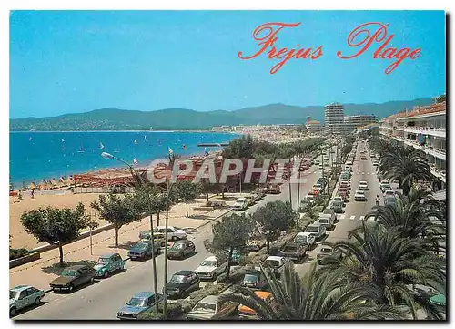 Cartes postales moderne La Cote d'Azur inoubliable Frejus vue generale de Frejus Plage