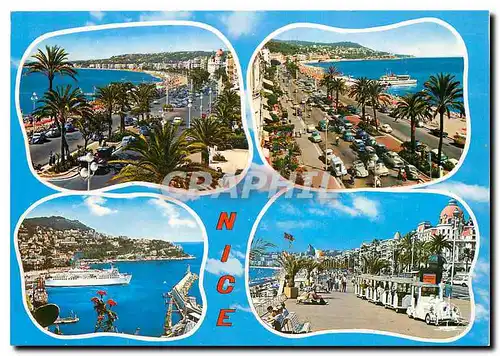 Cartes postales moderne La Cote d'Azur Nice La Promenade des Anglais