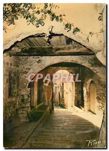 Moderne Karte La Cote d'Azur inoubliable Roquebrune Village Vieille Rue