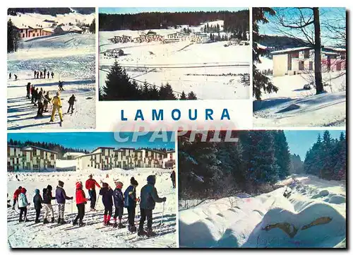 Moderne Karte Village de Vacances de Lampura la Combe du Lac SeptMoncel les Pistes de Ski