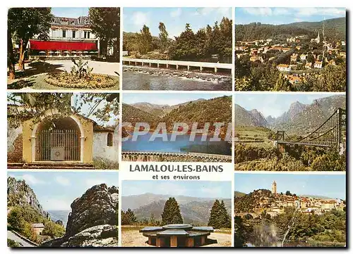 Cartes postales moderne En parcourant le Languedoc Lamalou les Bains et ses Environs (Herault) Le casino le Biconque vue