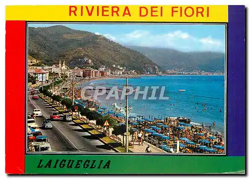 Cartes postales moderne Laigueglia (Riviera des Fleurs Promenade a la mer et Plage