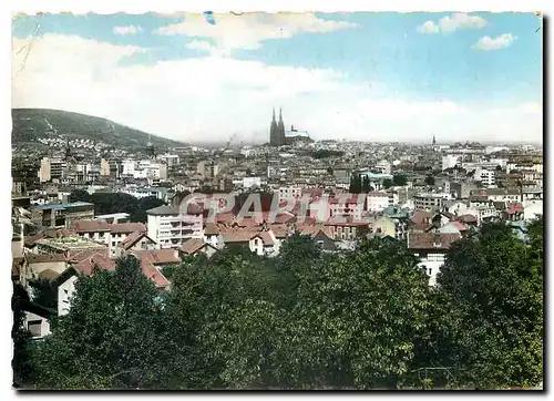 Moderne Karte Auvergne Vue generale de Clermont Ferrand