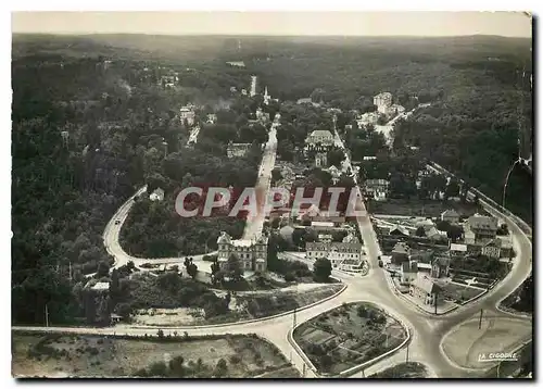 Moderne Karte Bagnoles de l'Orne (Or) Vue aerienne