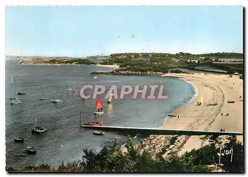 Cartes postales moderne Carantec (finistere) la plage