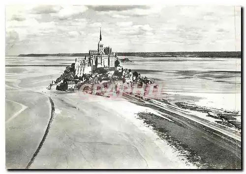 Cartes postales moderne Le Mont Saint Michel (Manche) vu d'avion ensemble sud