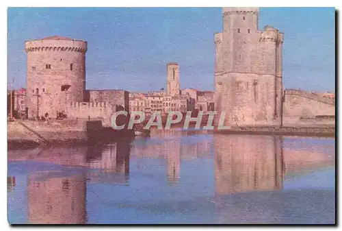 Moderne Karte La Rochelle (Charente Maritime) Le port