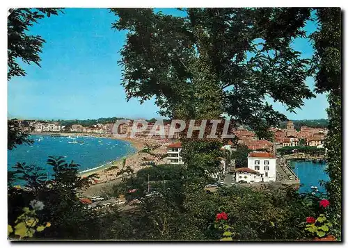 Cartes postales moderne St Jean de Luz (B P) La plage et le port