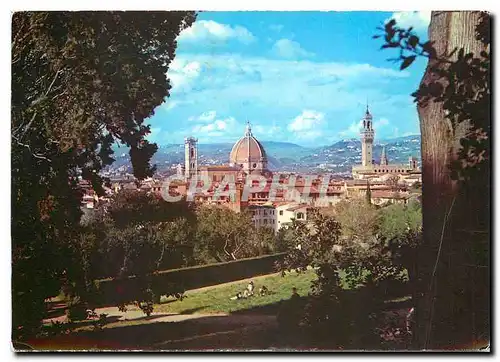 Cartes postales moderne Florence Panorama du Jardin Boboll