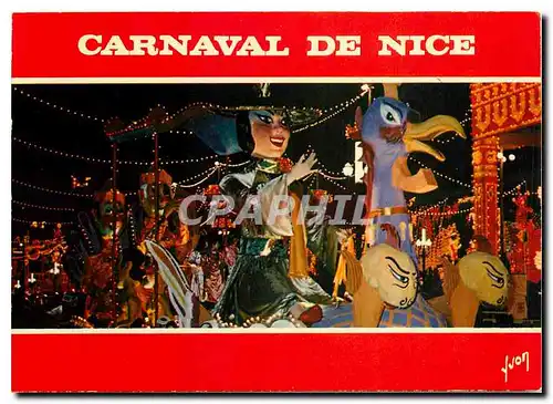 Cartes postales moderne Couleurs et Lumiere de France La Cote d'Azur de la nature Nice (Alpes Maritimes) le carnaval de