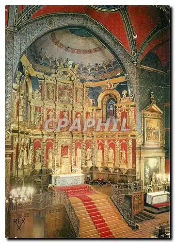 Cartes postales moderne St Jean de Luz (B P) Interieur de l'Eglise ou fut celebre le Mariege de Loui XIV