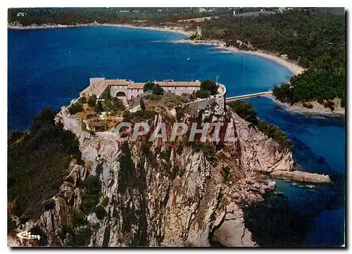 Cartes postales moderne La Cote des Maures Bormes les Mimosas (Var) Le Fort de Bregancon Vue aerienne Residence d'ete du