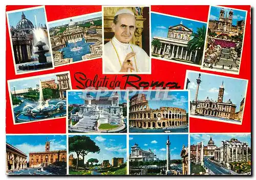 Cartes postales moderne Saluti da Roma