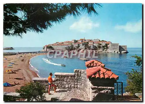 Cartes postales moderne Sveti Stefan