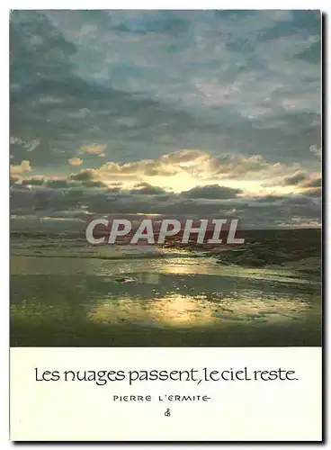 Cartes postales moderne Les Nuages passent le ciel reste Pierre l'Ermite