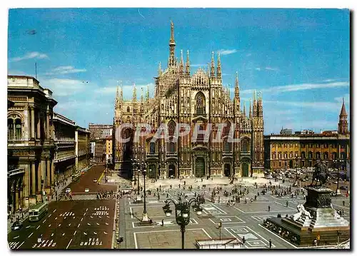 Moderne Karte Milano Place du Dome