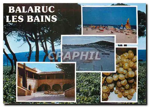 Moderne Karte Lumiere et couleurs de l'Herault Balaruc les Bains
