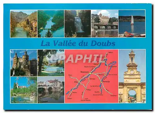 Cartes postales moderne La Vallee du Doubs