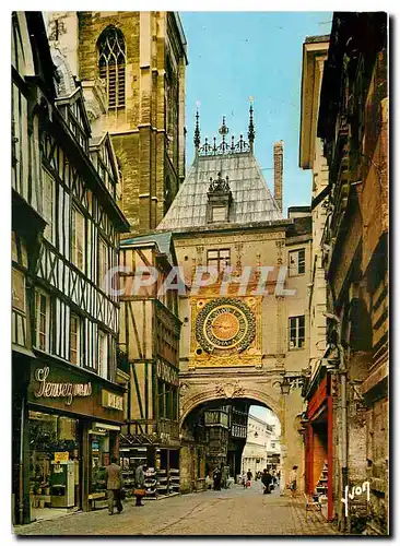 Cartes postales moderne Couleurs et Lumiere de France La Normandie Rouen (Seine Maritime) Le Gros Horloge