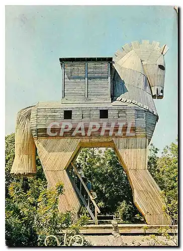 Cartes postales moderne Canakkale Turiye Troie cheval en baie
