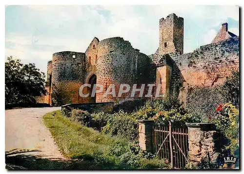 Moderne Karte Domme (Dordogne) Bastide Francaise Fondee en 128 la porte des Tours (XIIIes)