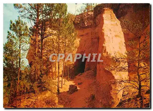 Cartes postales moderne Roussillon l'entree des galeries des anciennes carrieres d'ocre