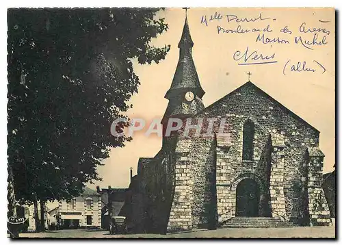 Moderne Karte Neris le Bains (Allier) Eglise Romane