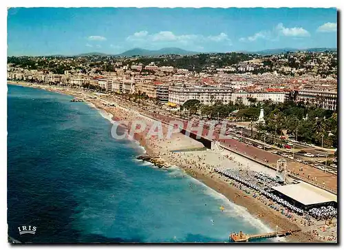 Moderne Karte Reflets de la Cote d'Azur Nice (A M) Vue generale Au 1er plan le jardin Albert Ier la promenade