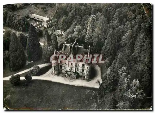 Moderne Karte La France vue du Ciel Fesse la Madeleine (Orne) le Chateau